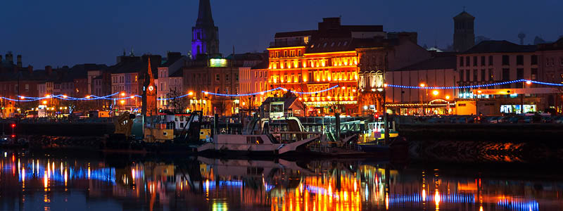 Waterford by night.